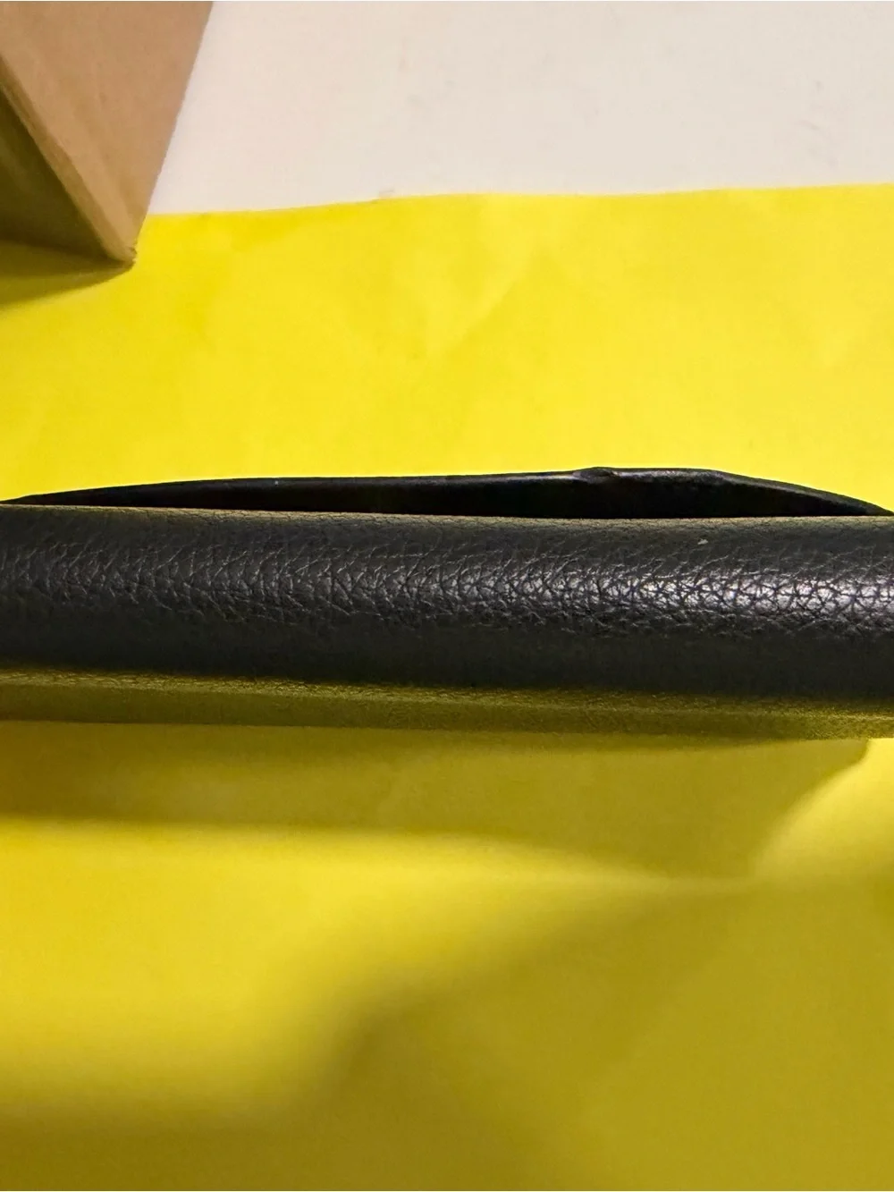 Furla Black Pebbled Leather Wallet with Gold Logo